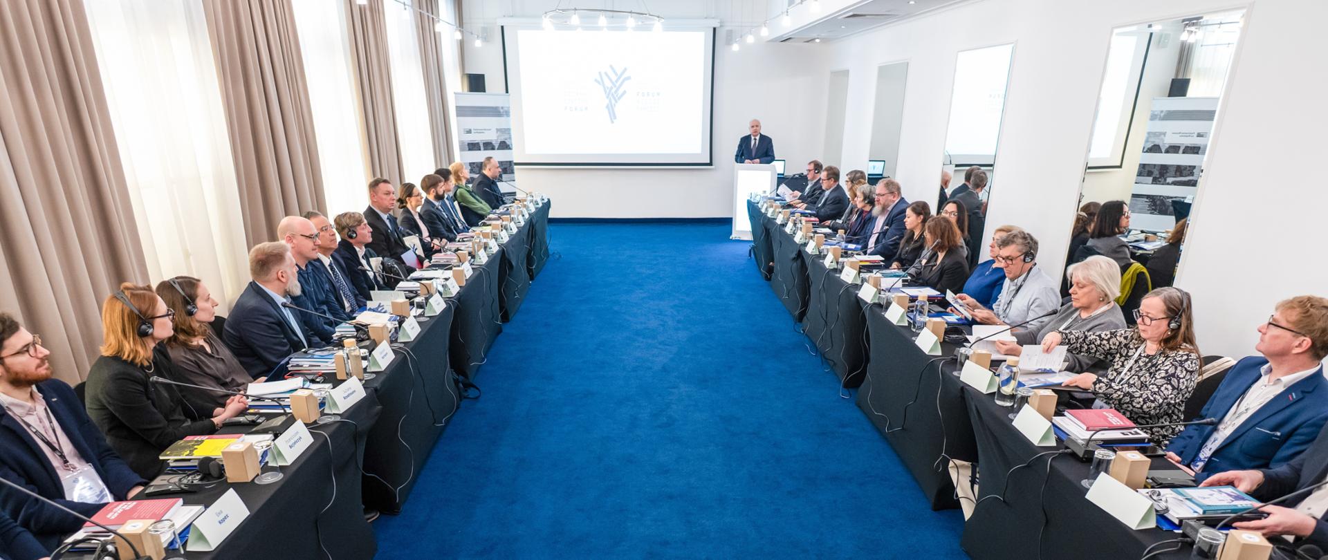 Lublin, 24.03.2026. Obrady polsko-niemieckiego Forum Miejsc Pamiêci w Lublinie, 24 bm. Z inicjatywy Pañstwowego Muzeum na Majdanku przedstawiciele 30 muzeów upamiêtniaj¹cych ofiary II wojny wiatowej spotkaj¹ siê w Lublinie. Celem obrad jest stworzenie bilateralnego zespo³u ekspertów, odpowiedzialnego za dzia³ania w obszarze upamiêtniania, reprezentacji i muzealizacji zbrodni III Rzeszy. (amb) PAP/Wojtek Jargi³o
