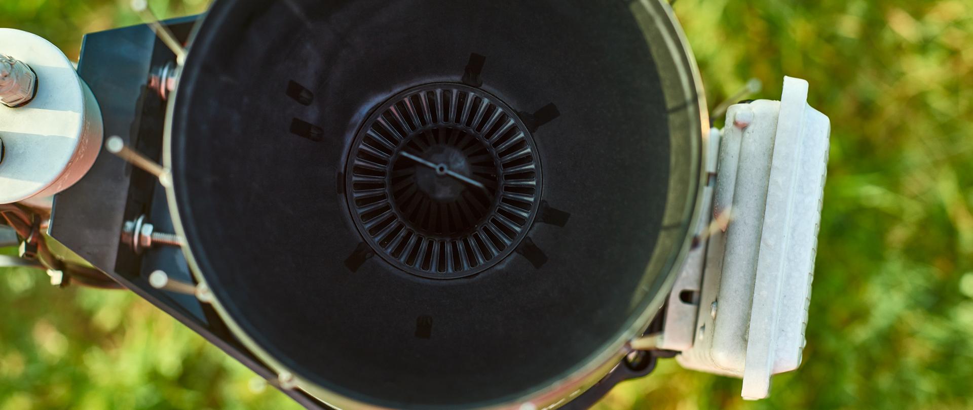 Stacja wczesnego wykrywania skażeń promieniotwórczych widziana z góry