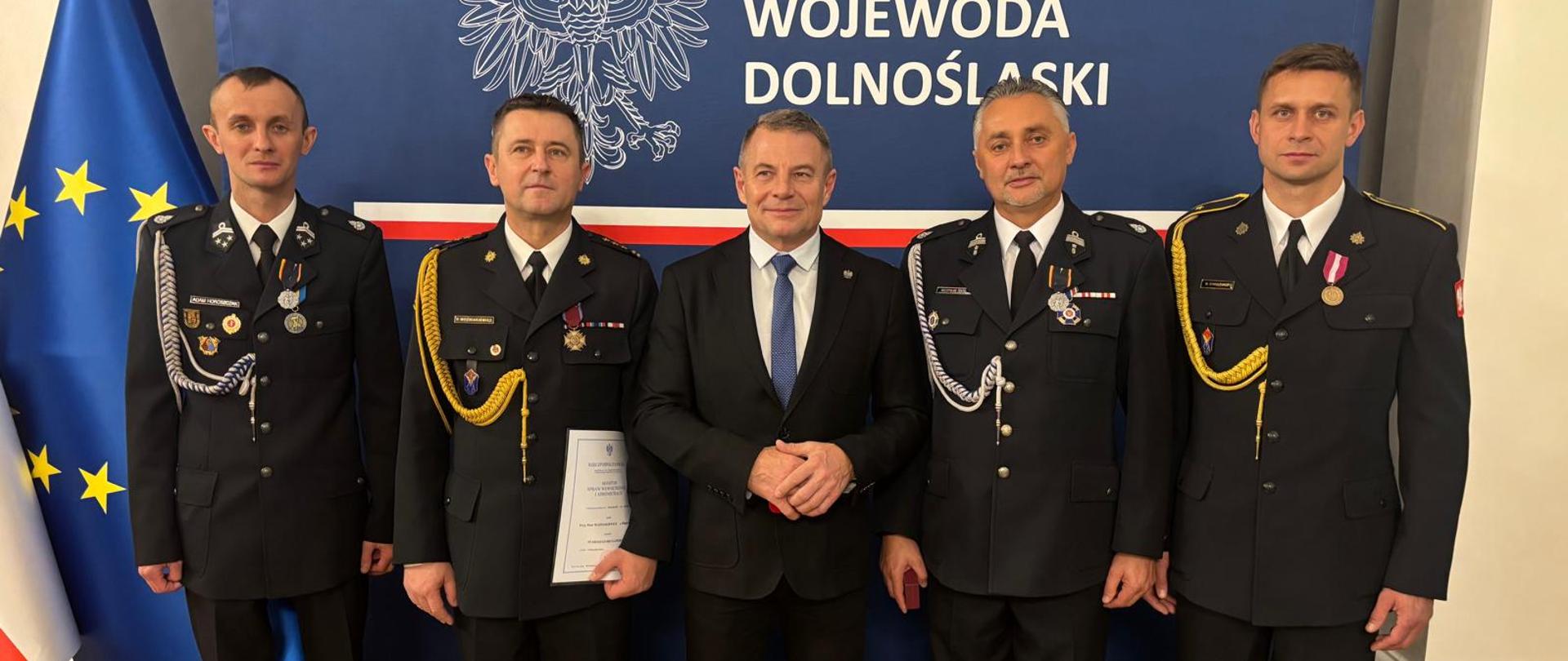 Strażacy z Polkowic awansowani i odznaczeni