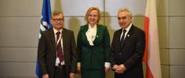 Minister Anna Moskwa na spotkaniu Międzynarodowej Agencji Energetycznej - spotkanie z Fatih Birolem.