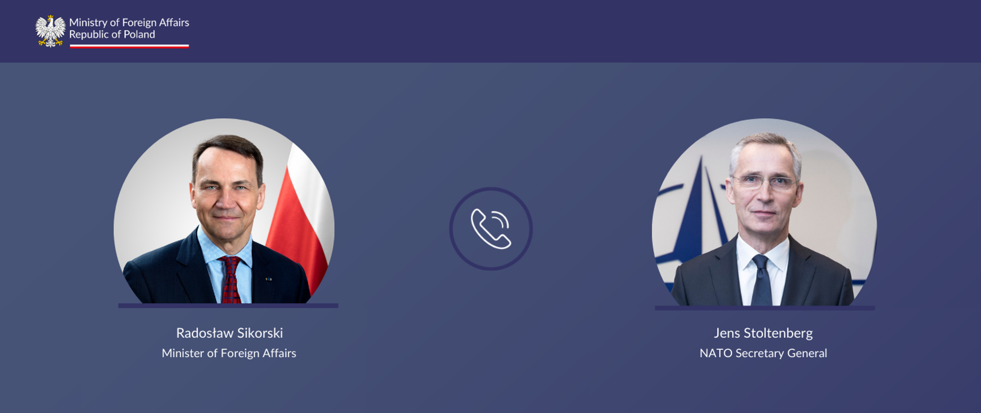 Foreign Minister Radosław Sikorski’s call with Jens Stoltenberg