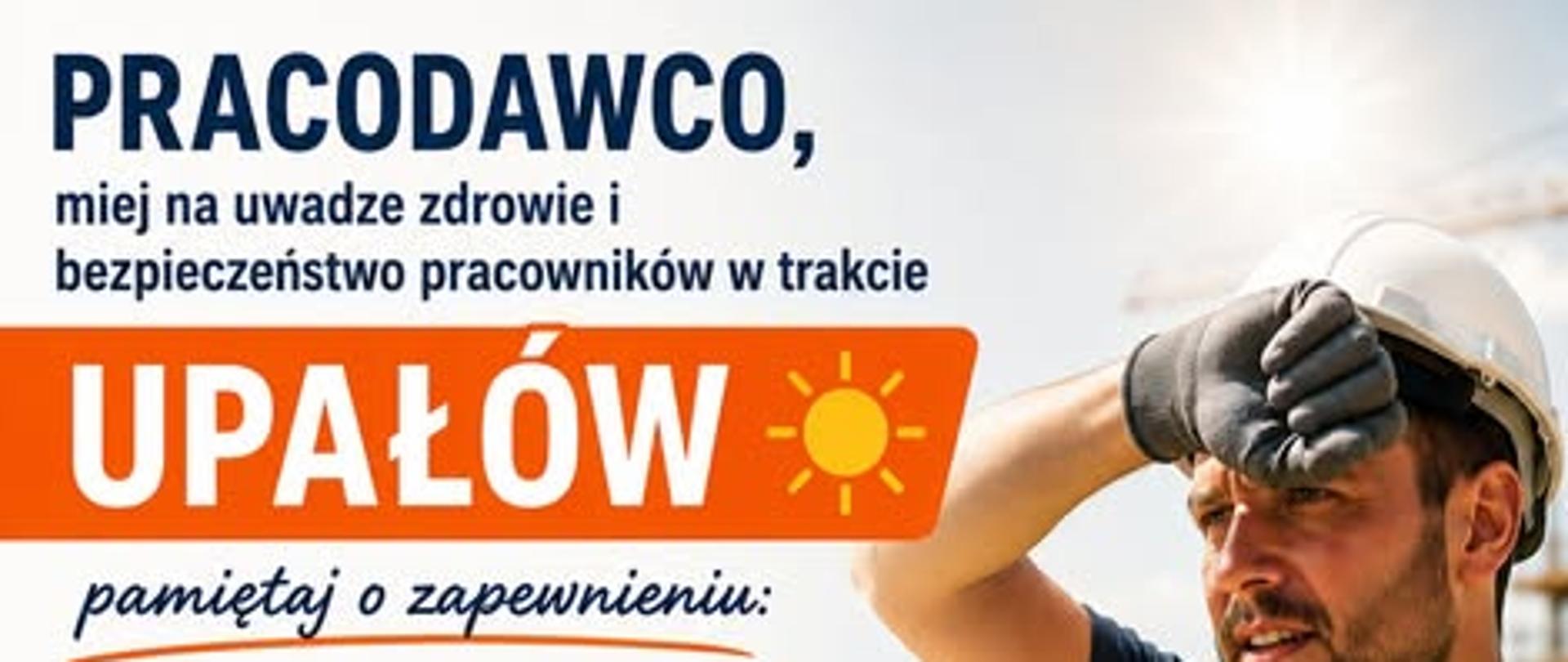 Mężczyzna z butelką wody. 