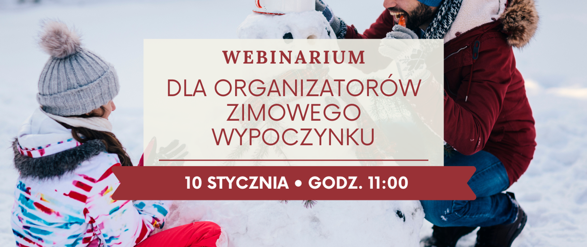 Webinarium dla organizatorów wypoczynku zimowego