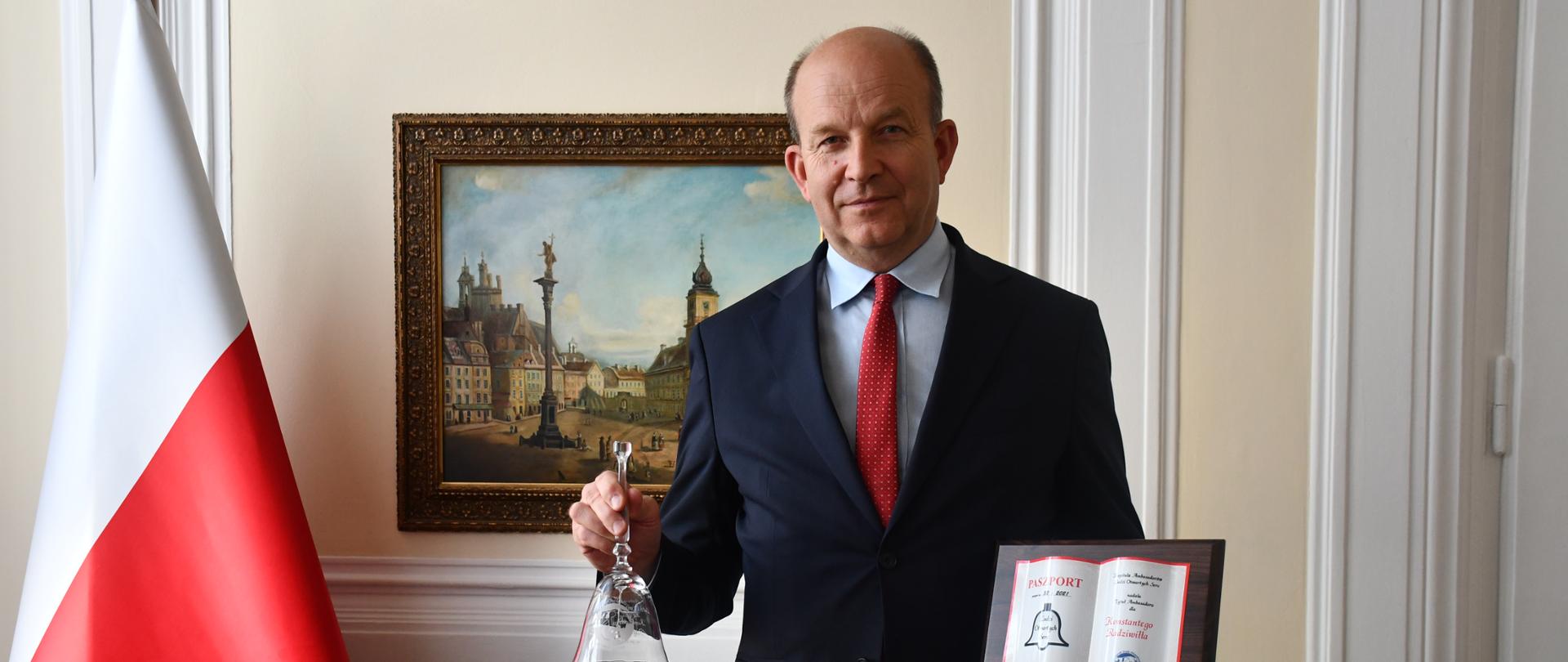 Tytuł Ambasadora Ludzi Otwartych Serc dla Wojewody Mazowieckiego Konstantego Radziwiłła