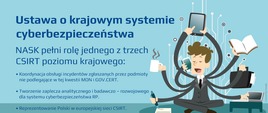 Ustawa o krajowym systemie cyberbezpieczeństwa.