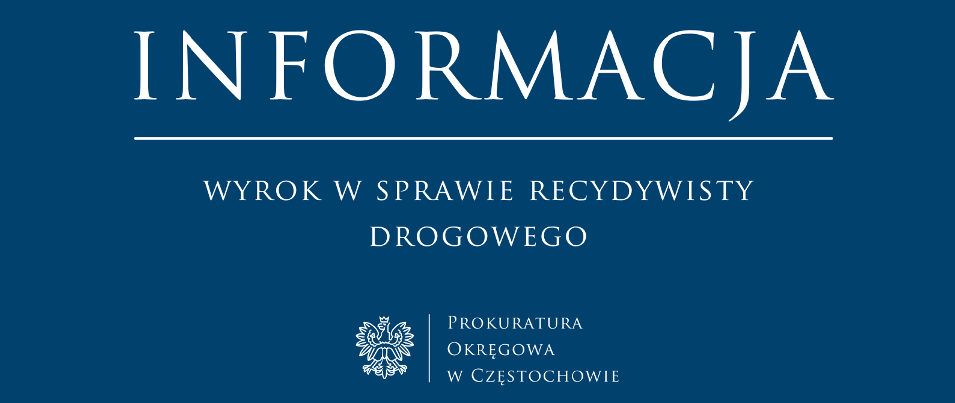 wyrok w sprawie recydywisty drogowego