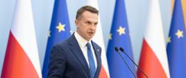 Konferencja prasowa rzecznika rządu Adama Szłapki po posiedzeniu Rady Ministrów