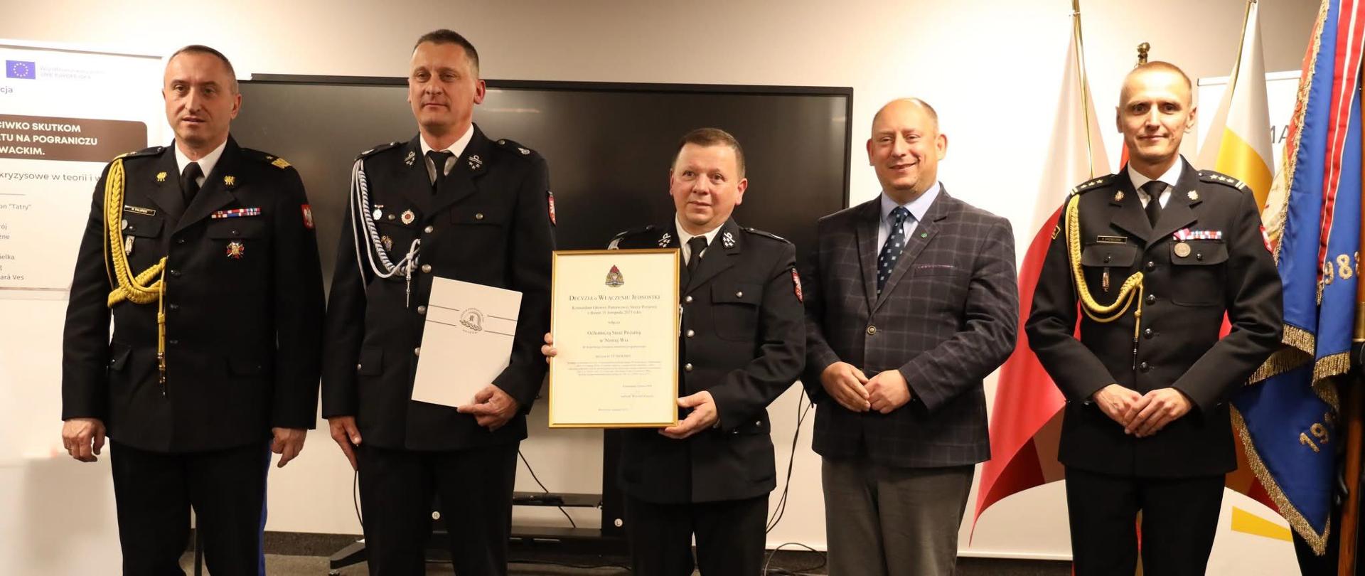 Uroczyste włączenie OSP Nowa Wieś do Krajowego Systemu Ratowniczo-Gaśniczego