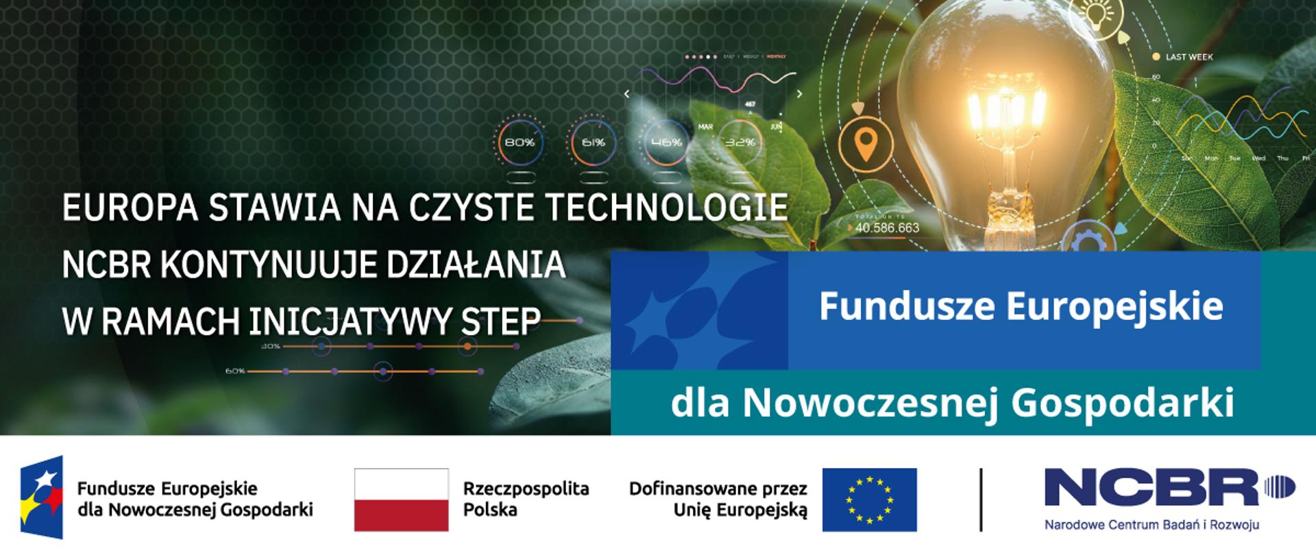 Europa stawia na czyste technologie. NCBR kontynuuje działania
w ramach inicjatywy STEP
