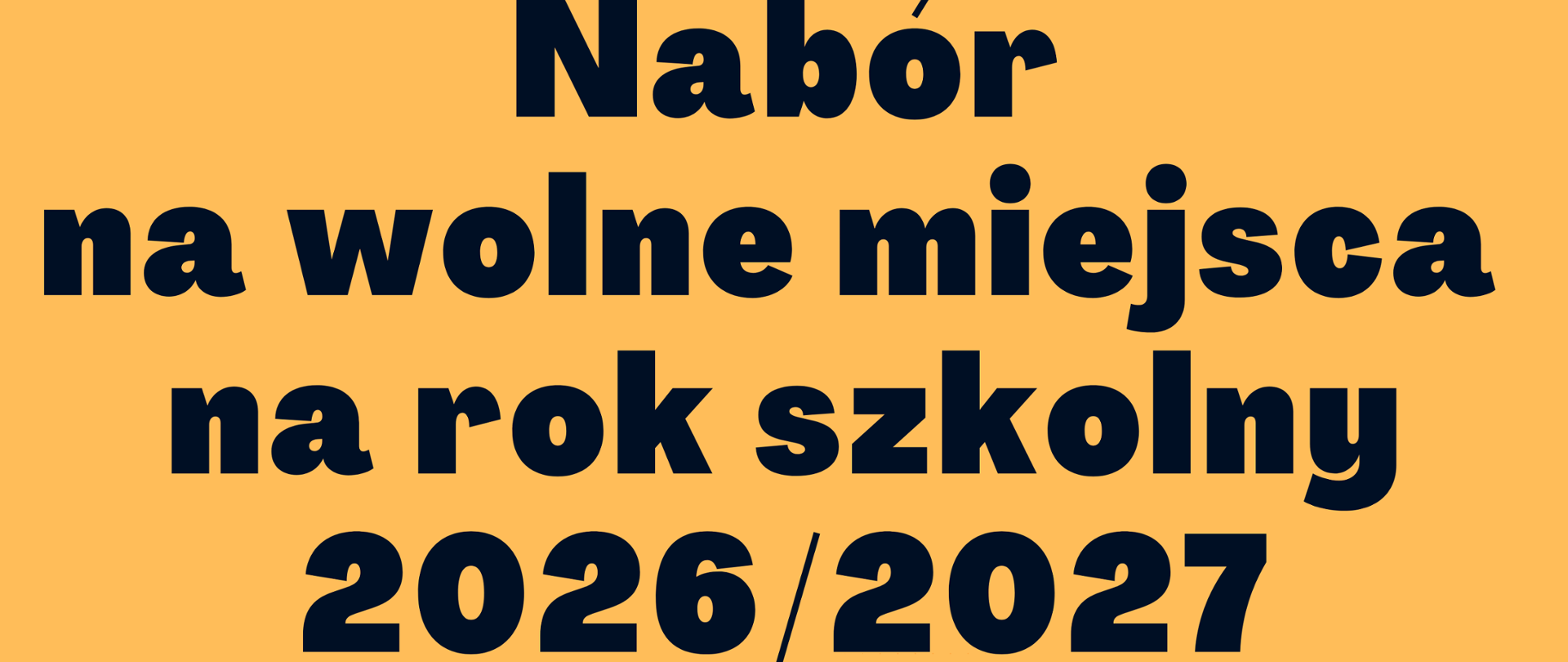 Plakat w kolorze żółtym. W nagłówku znajduje się pełna nazwa szkoły - Państwowa Szkoła Muzyczna I st. nr 1 im. Oskara Kolberga w Warszawie, poniżej: Nabór na wolne miejsca na rok szkolny 2026/2027. W centralnej części plakatu znajduje się grafika przedstawiająca trąbkę oraz artystycznie zawiniętą pięciolinie z nutami przechodzącą do prawej do lewej strony plakatu. Poniżej: Wnioski o przyjęcie do szkoły wraz z wymaganymi dokumentami można składać do 9 września 2026 r. w sekretariacie szkoły. Egzaminy odbędą się 11 września (piątek) 2026r. Więcej informacji znajdziecie Państwo w sekretariacie szkoły oraz na stronie internetowej: https://www.gov.pl/web/psm1warszawa