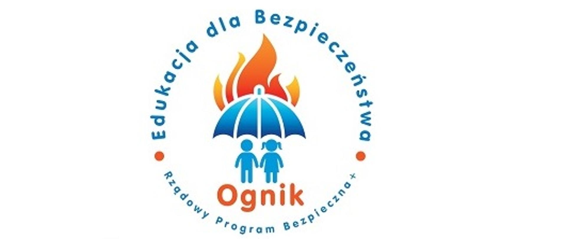 Logo akcji edukacyjnej Ognik