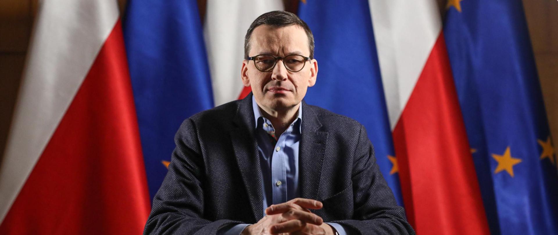 Premier podczas nagrania. 