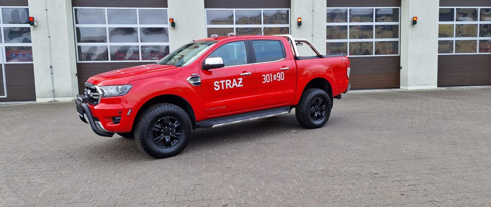 Nowy samochód specjalny rozpoznawczo-ratowniczy Ford Ranger dla JRG 1 Gdańsk