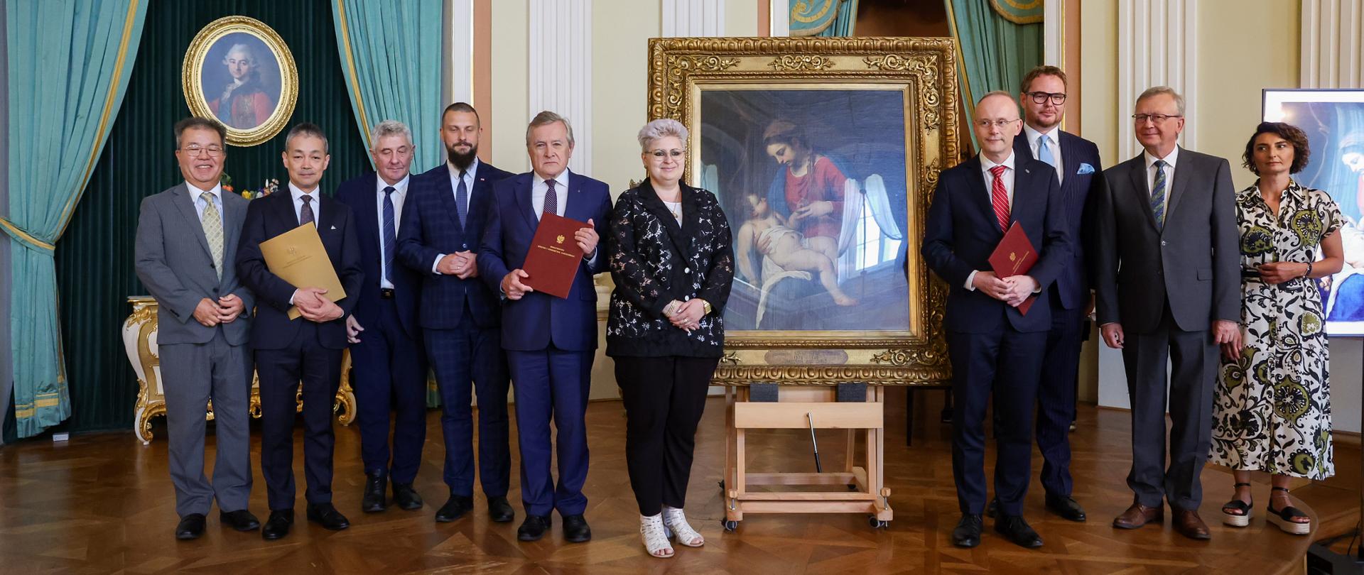 Obraz „Madonna z Dzieciątkiem” wrócił do Muzeum Książąt Lubomirskich, fot. Agencja Reporter