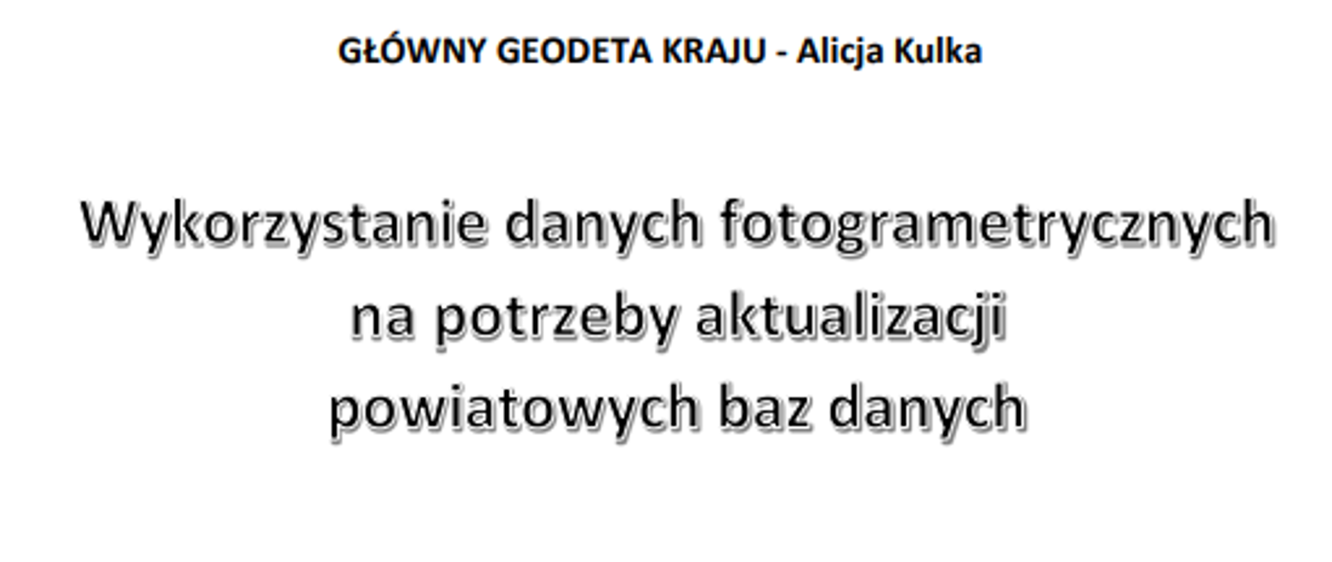 Ilustracja przedtswia stronę tytułową publikacji pt. Wykorzystanie danych fotogrametrycznych na potrzeby aktualizacji powiatowych baz danych