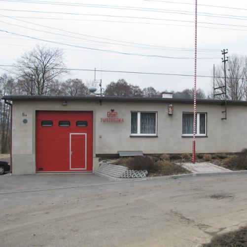 Zdjęcie prezentuje budynek jednostki OSP Turzyczka