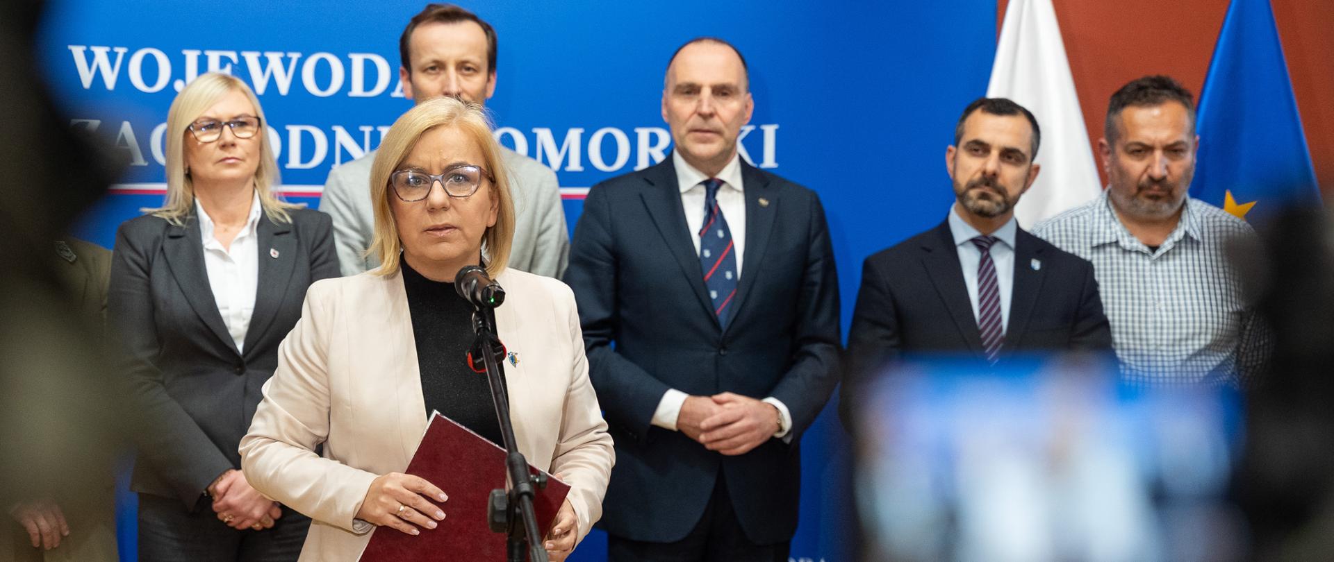 konferencja prasowa - ochrona Międzyodrza