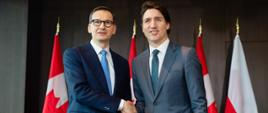 Premierzy Polski i Kanady.