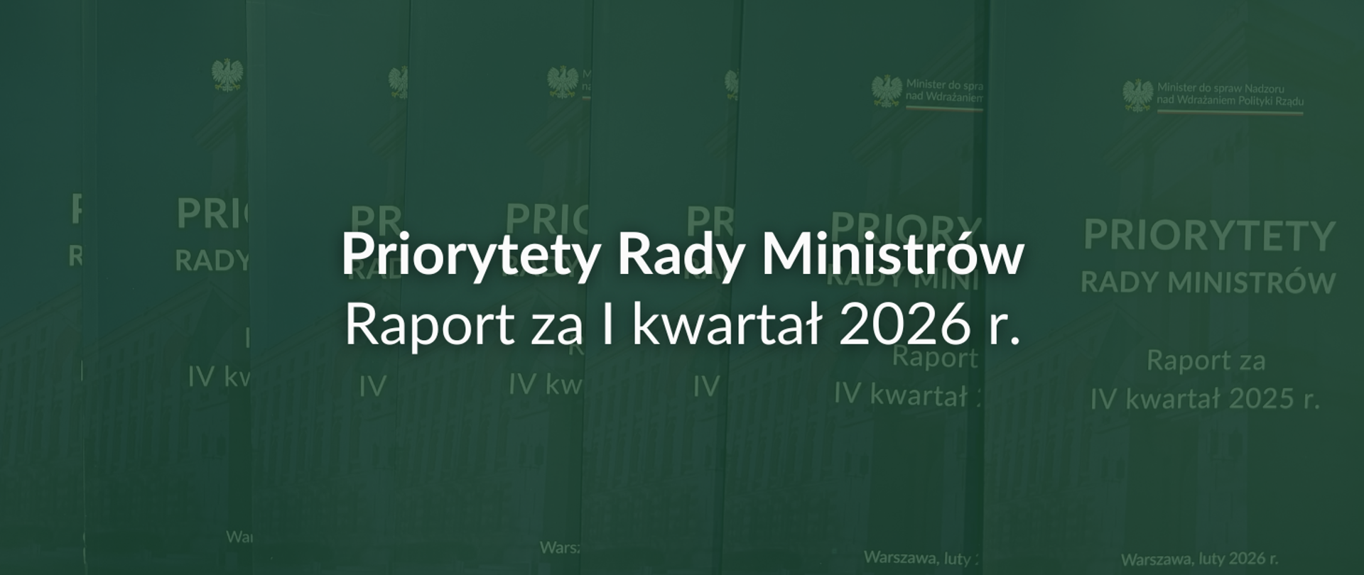 Raport za I kwartał