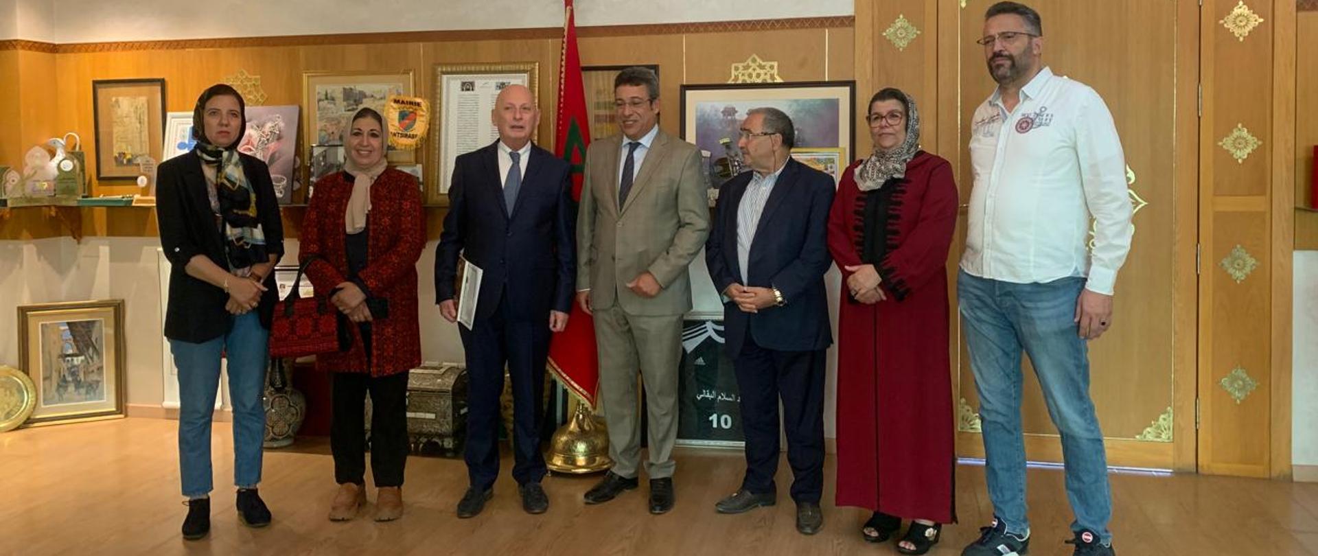 Wizyta kurtuazyjna Ambasadora Tomasza Orłowskiego w merostwie w Fezie