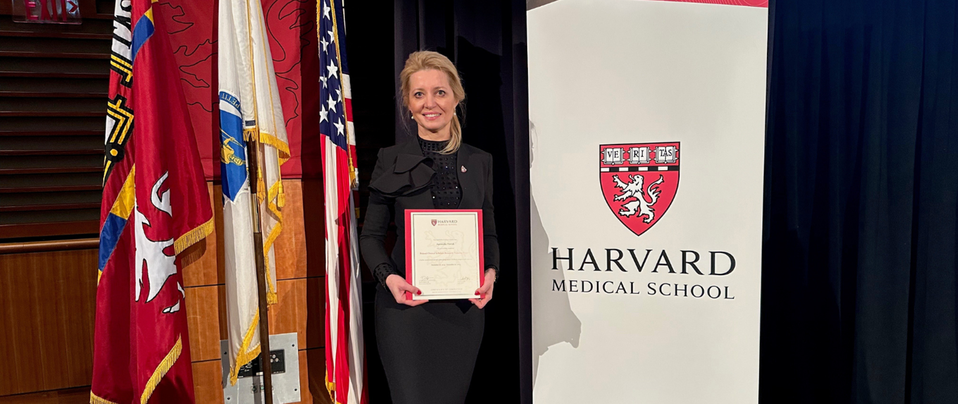 Prof. Pawlak - ukończyła roczny program szkoleniowy Polish Clinical Scholars Research Training