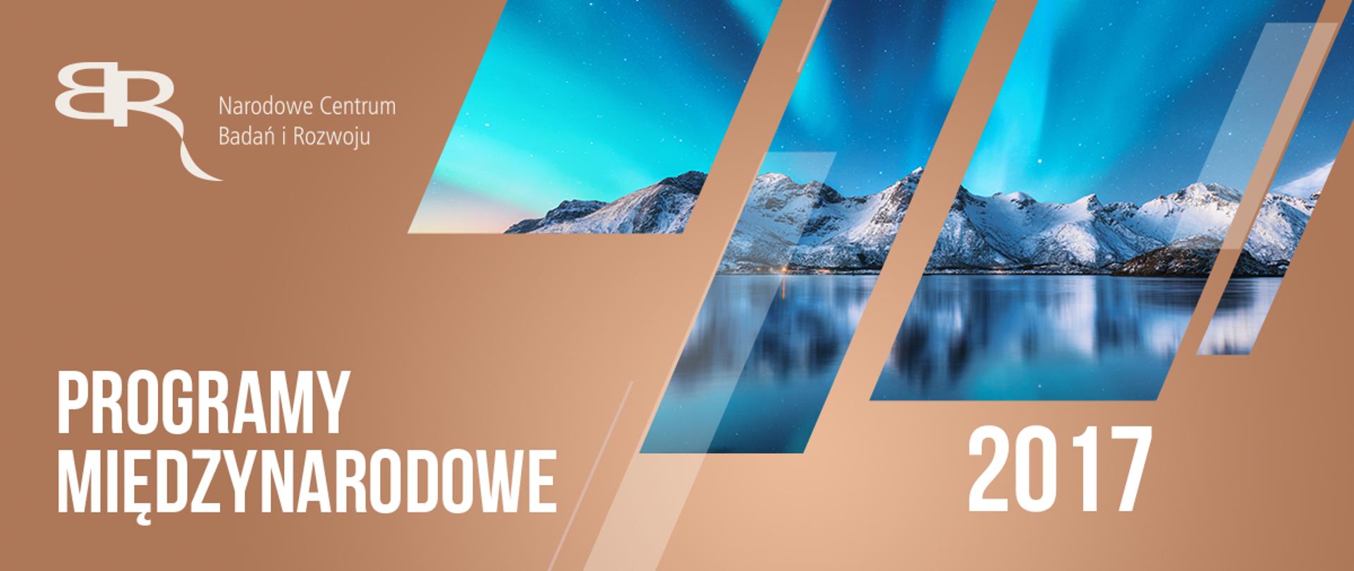 programy_międzynarodowe_2017 - w tle może i góry. na niebie widoczna zorza polarna 