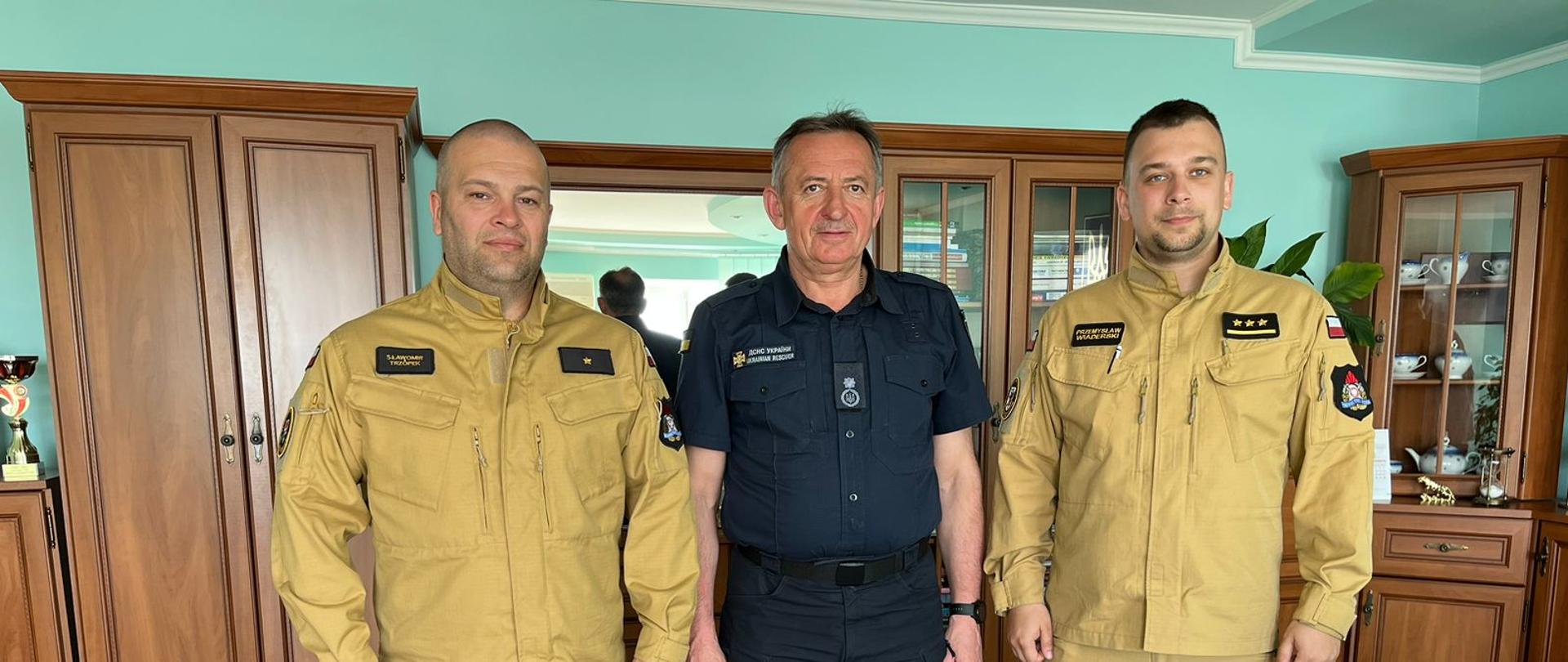Delegacja polskich strażaków z woj. zachodniopomorskiego w Ukrainie