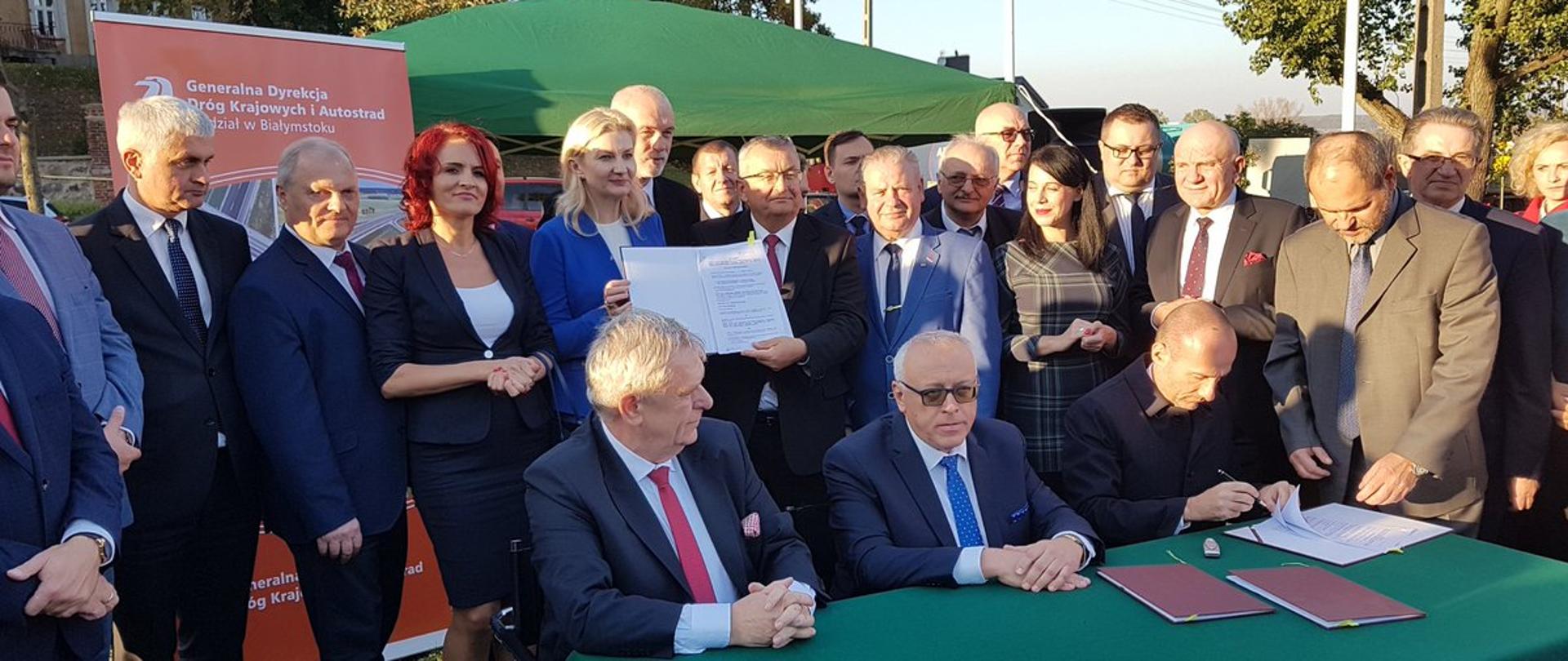 Podpisanie umowy na Via Baltica obwodnicę Łomży 