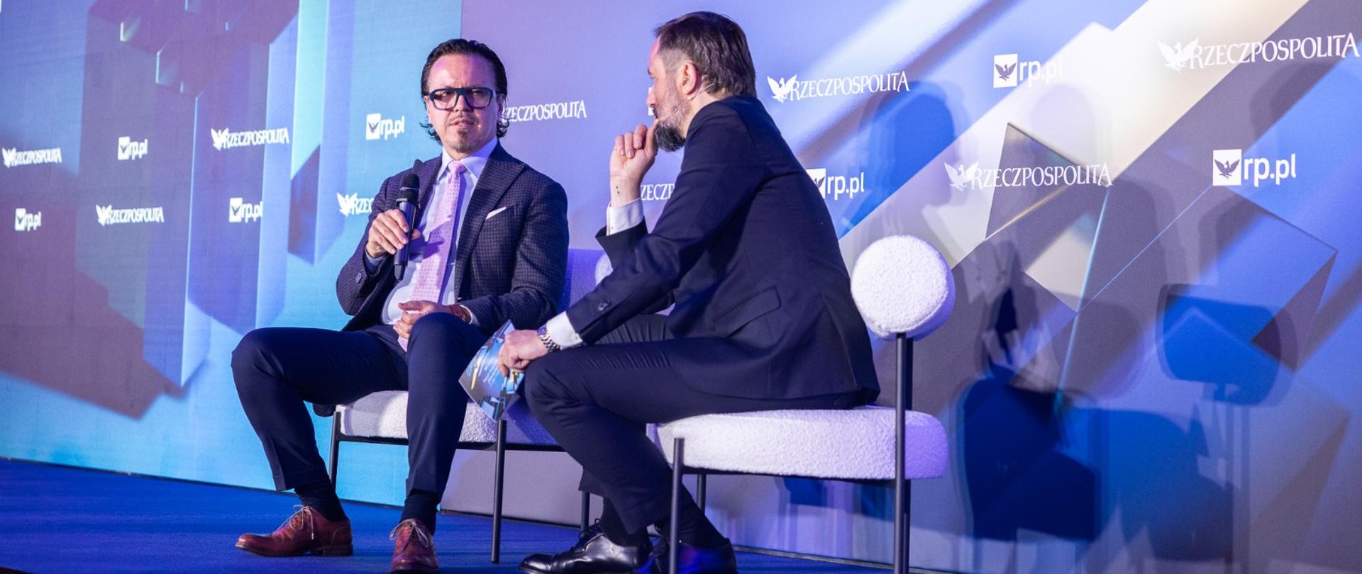 Minister Wojciech Balczun i red. Cezary Szymanek