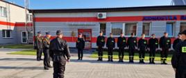 Akt mianowania wręczono trakcie zmiany służby w Jednostce Ratowniczo-Gaśniczej KP PSP w Złotowie