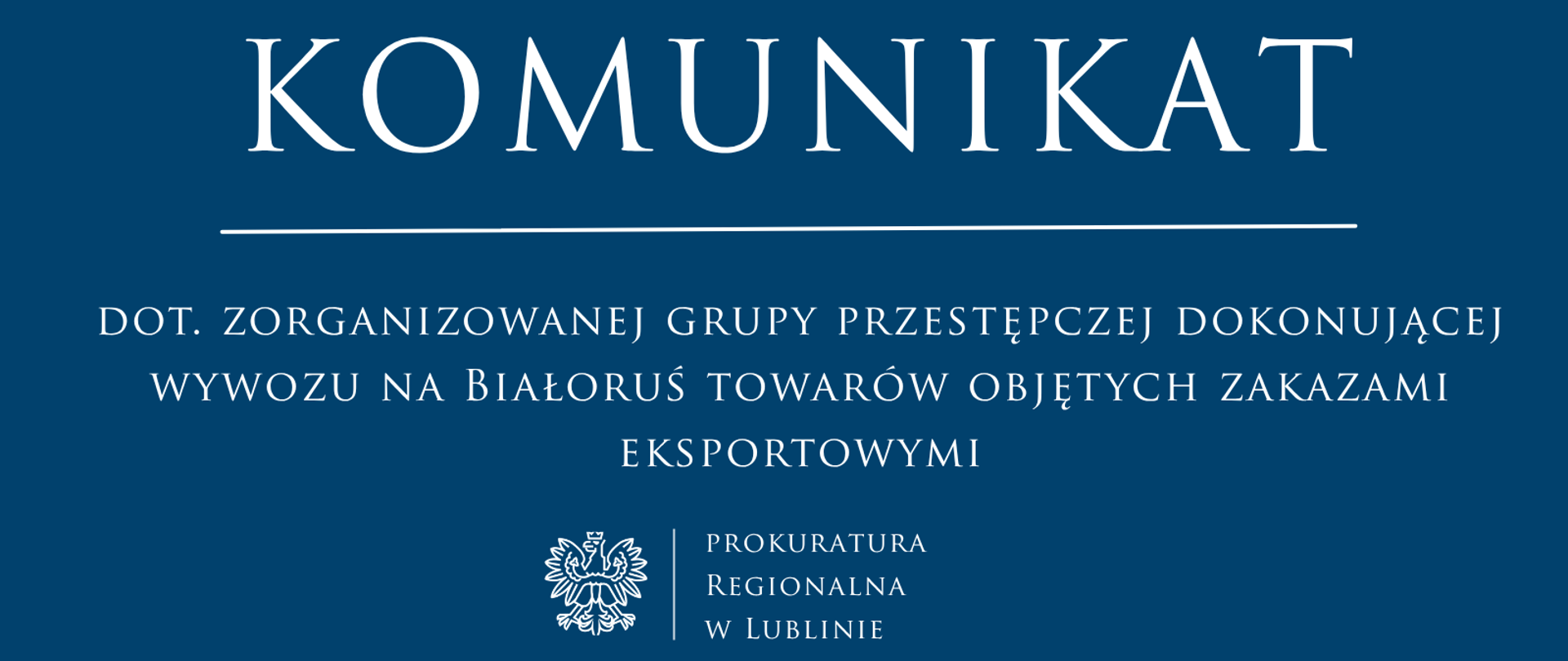 Komunikat zorganizowanej grupy przestępczej dokonującej wywozu na Białoruś towarów objętych zakazami eksportowymi.png