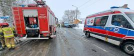 Poranny wypadek na Niwie w Nowym Targu
