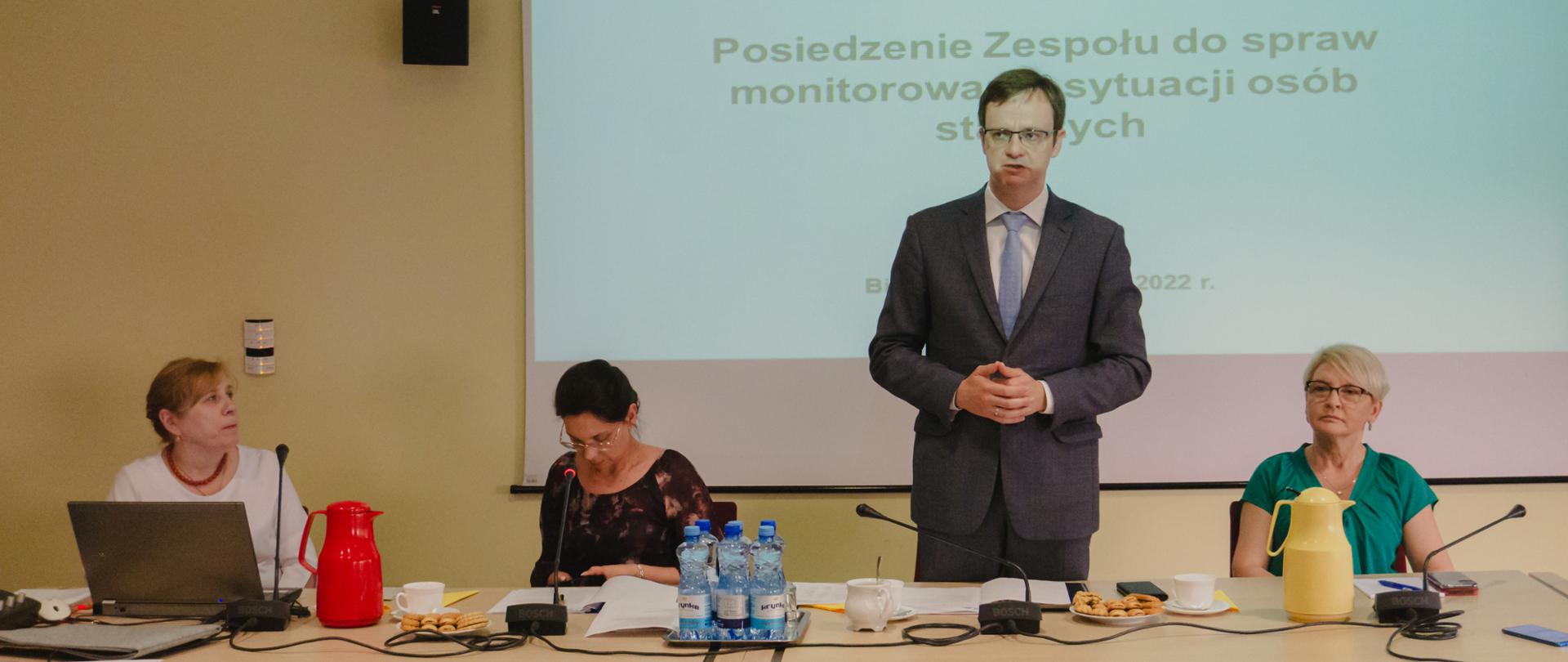 Posiedzenie Zespołu ds. monitorowania sytuacji osób starszych