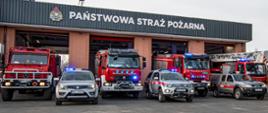 Samochody Jednostki Ratowniczo Gaśniczej w Polkowicach