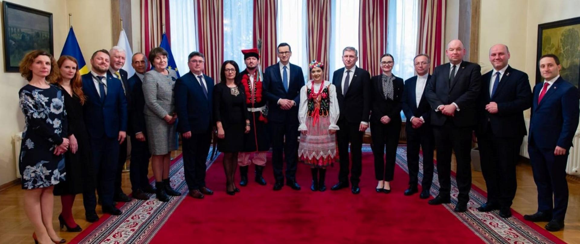 Spotkanie z przedstawicielami społeczności polskiej w Rumunii.