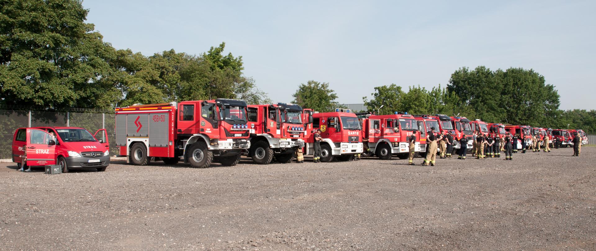 Cykl ćwiczeń na terenie Śląskiego Centrum Logistyki w Gliwicach