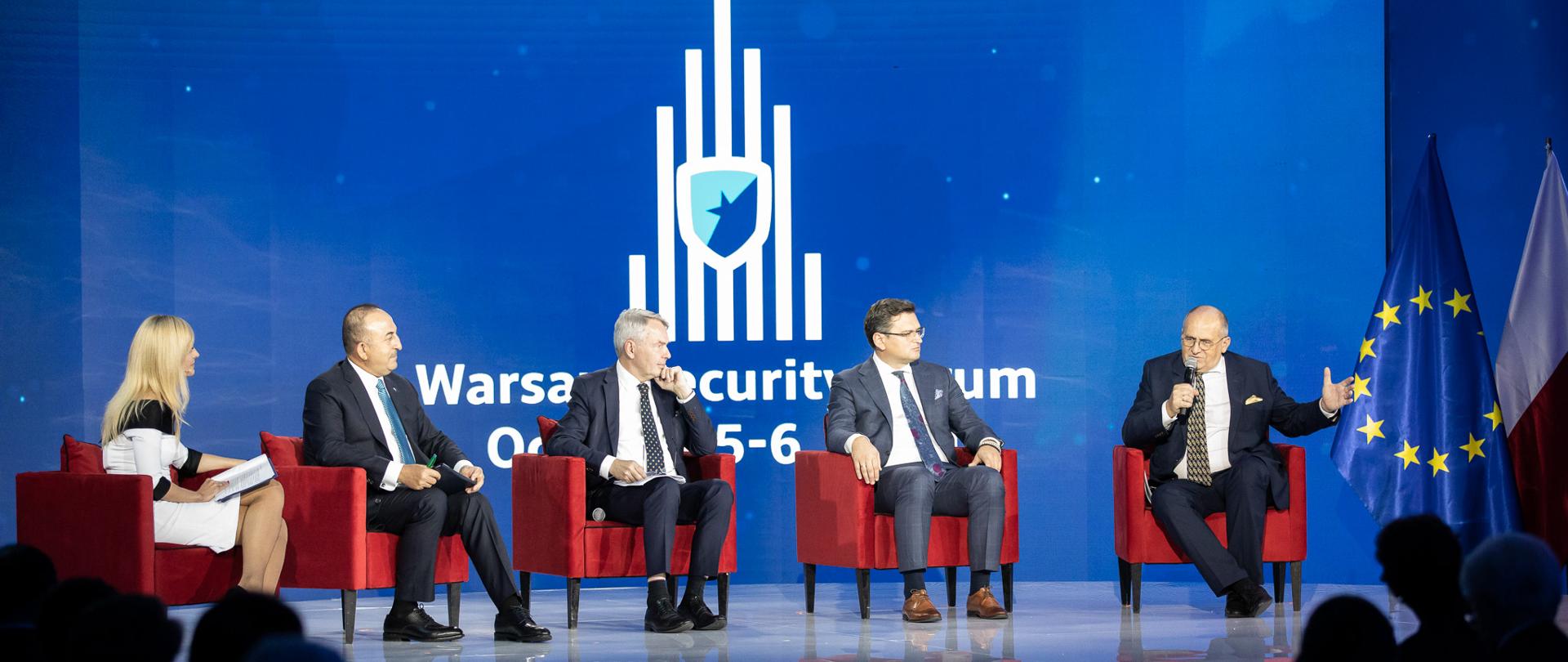 Minister Zbigniew Rau wziął udział w Warsaw Security Forum