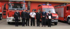 Uroczyste przekazanie promes jednostkom OSP województwa podlaskiego.