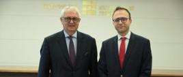 Wiceminister Grzegorz Piechowiak spotkał się z wiceprezesem Centralnego Banku Armenii Armenii Nurbekyanem.