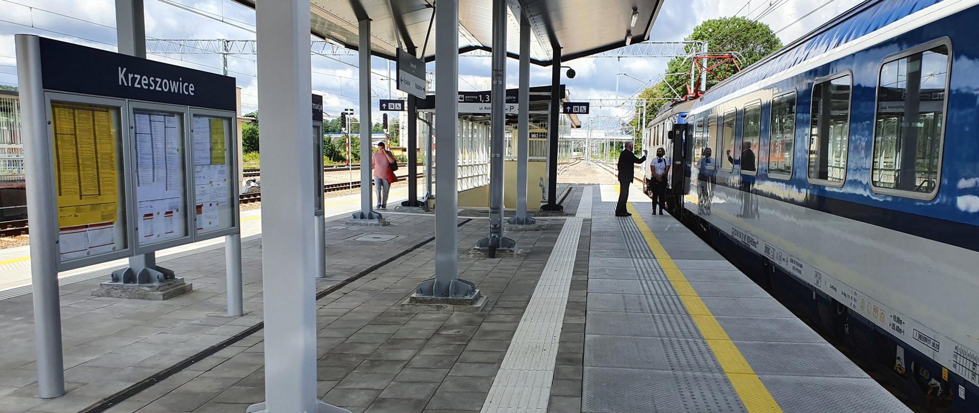 Stacja w Krzeszowicach gotowa dla podróżnych