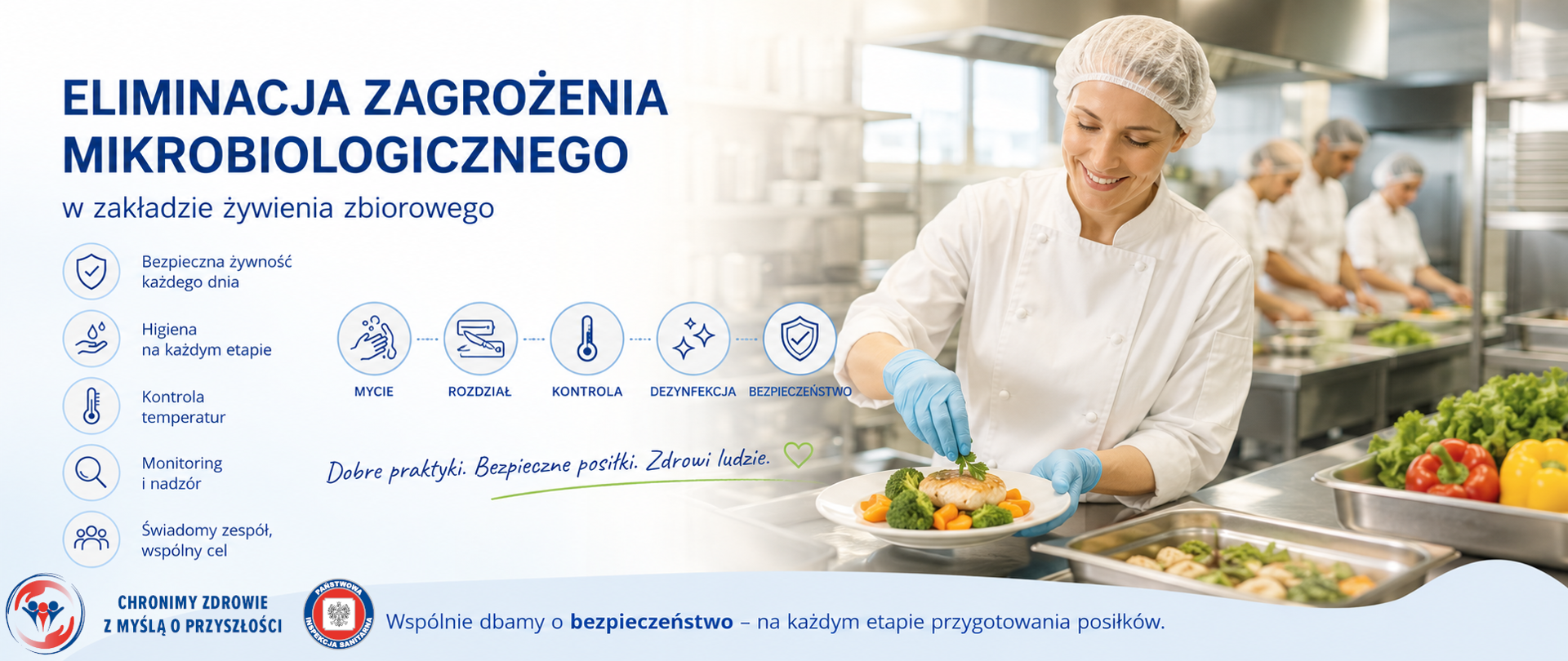 Eliminacja zagrożenia mikrobiologicznego w zakładzie żywienia zbiorowego