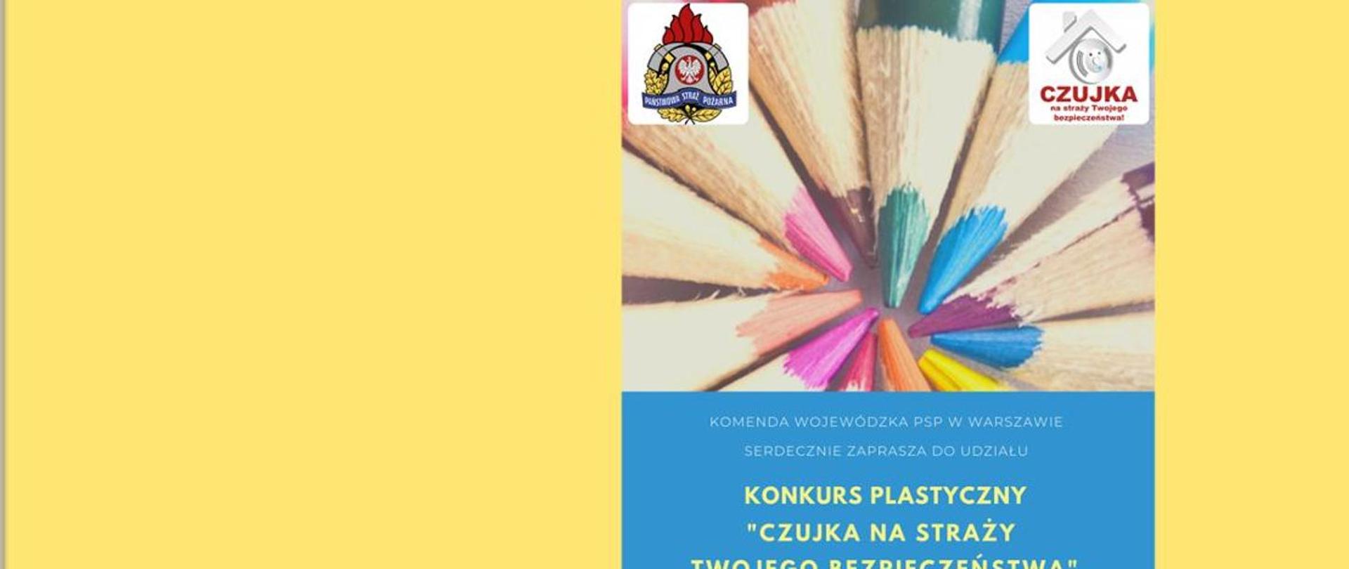 Konkurs plastyczny "Czujka na straży Twojego bezpieczeństwa"