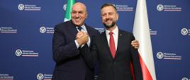 15 września 2026 r. w Warszawie Władysław Kosiniak-Kamysz, wicepremier - minister obrony narodowej spotkał się z Guido Crosetto - ministrem obrony Republiki Włoskiej. Fot. Krzysztof Gumul/WCEO