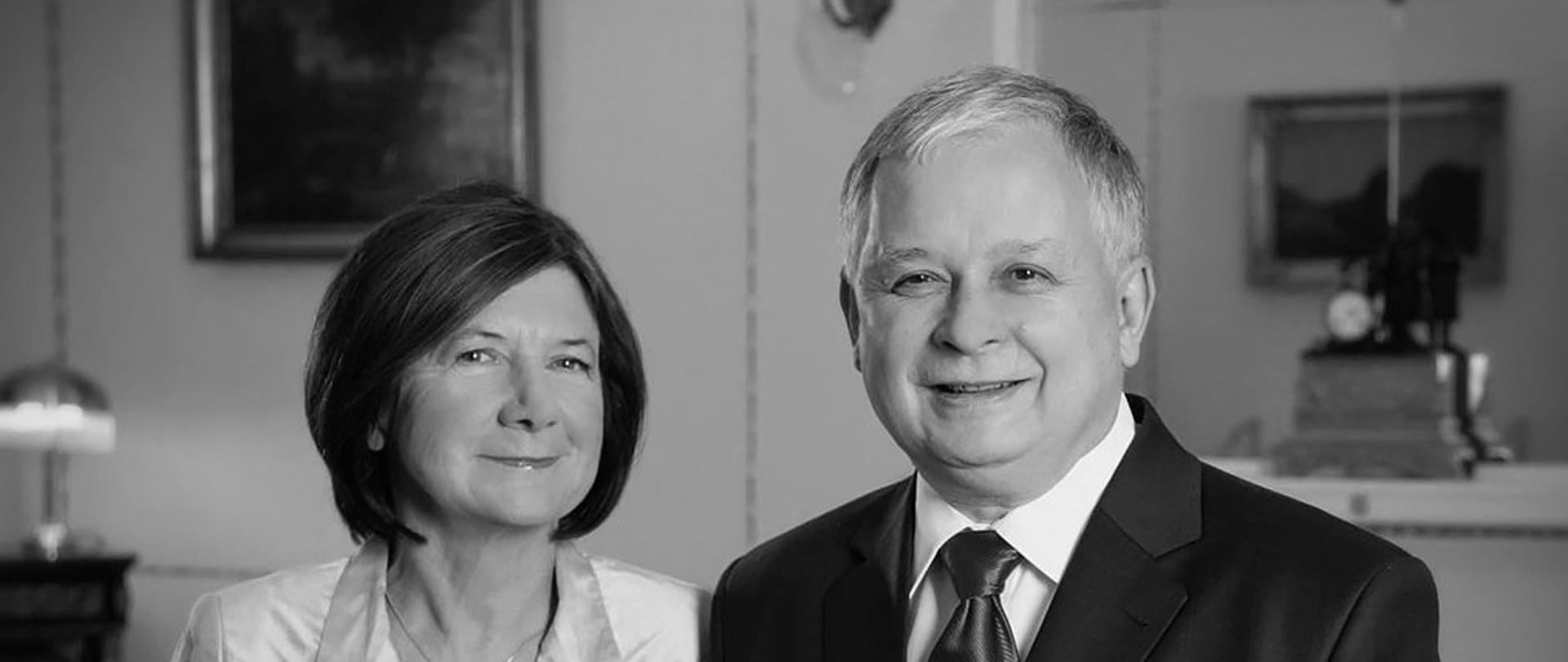Prezydent Rzeczypospolitej Polskiej Lech Kaczyński i Małżonka