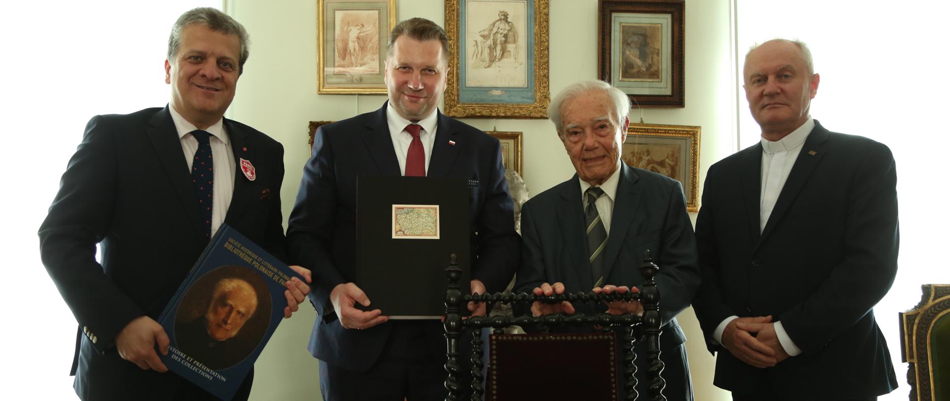 Zdjęcie ze spotkania na temat Współpracy KUL i Biblioteki Polskiej w Paryżu