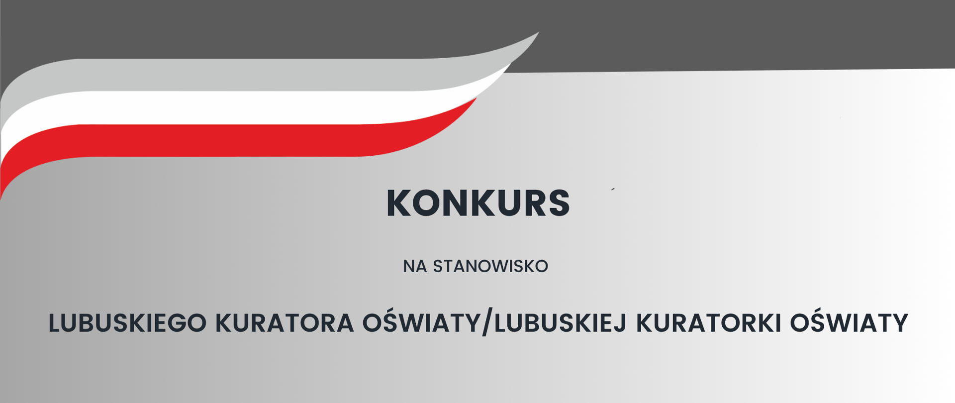 Konkurs na stanowisko Lubuskiego Kuratora/Lubuskiej Kuratorki Oświaty - grafika