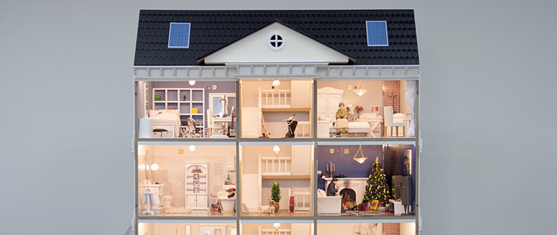 mobilny symulator zagrożeń pożarowych domu jednorodzinnego