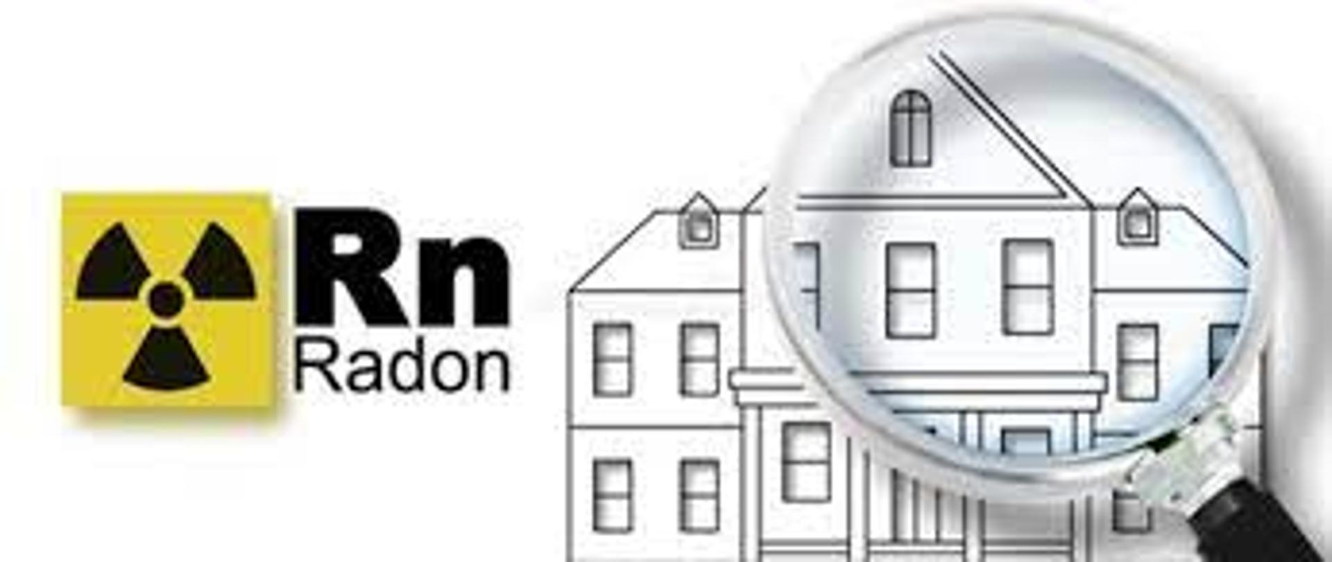 Napis Rn, radon
