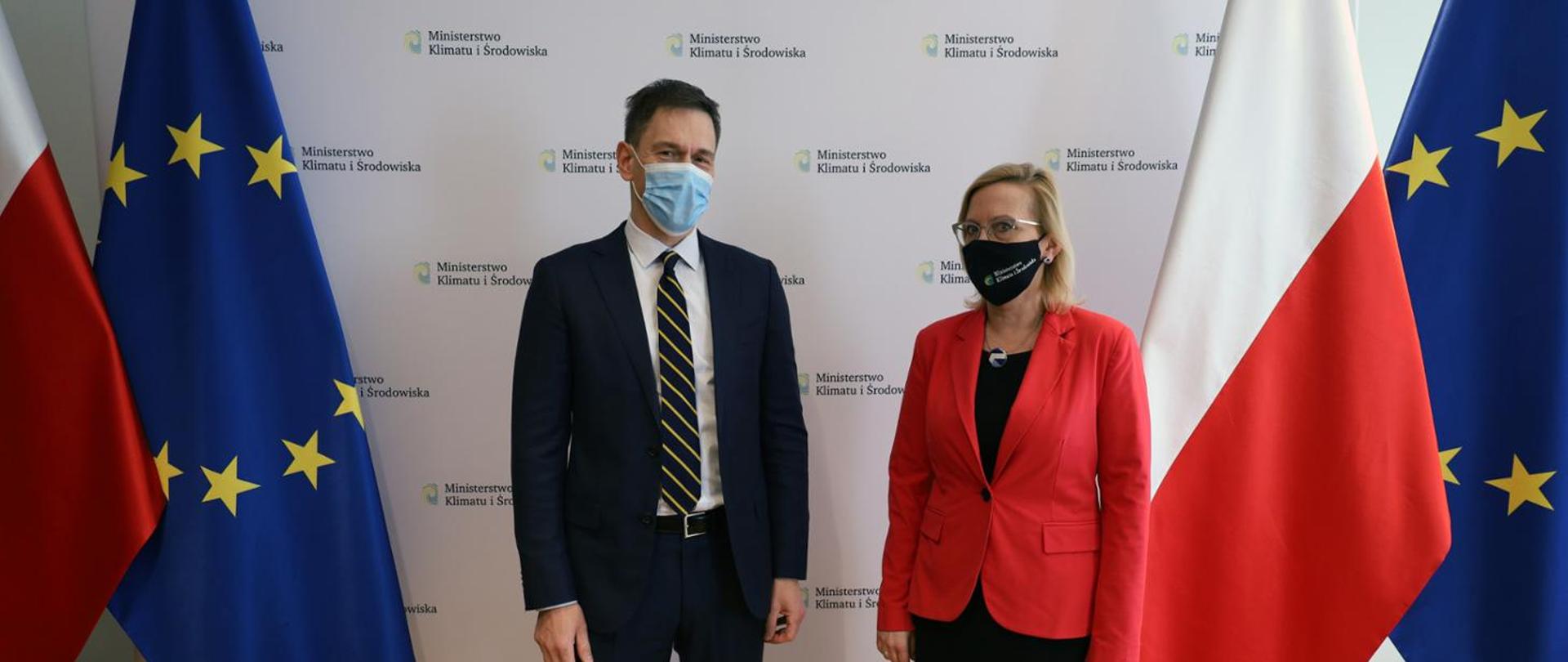 Minister Anna Moskwa na spotkaniu z ministrem energii Litwy