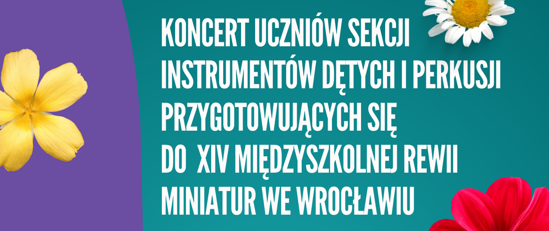 koncert uczniów jadących na konkurs 1.04.2025